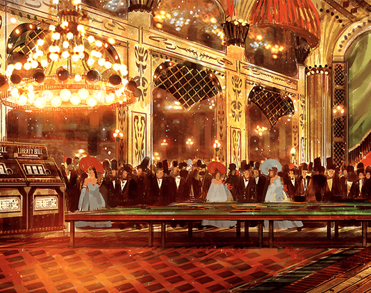 Concept image of a grand ballroom